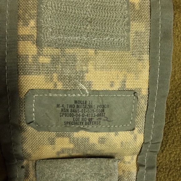 US Military Army ACU Molle II M-Series Double Mag Ammo Pouches EUC - Lot of 12 - Picture 6 of 7